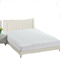 White Color Fully Fitted Mattress Protector Waterproof Quilted Cover All Size