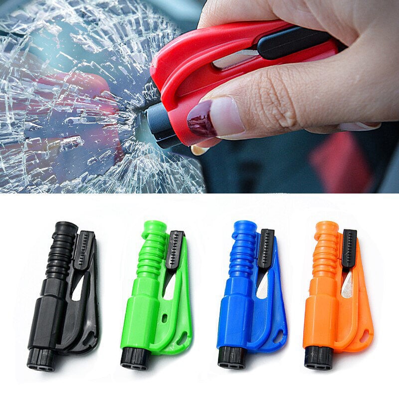 Buy 3 in 1 Car Window Glass Breaker Emergency Escape Tool Safety Seat ...