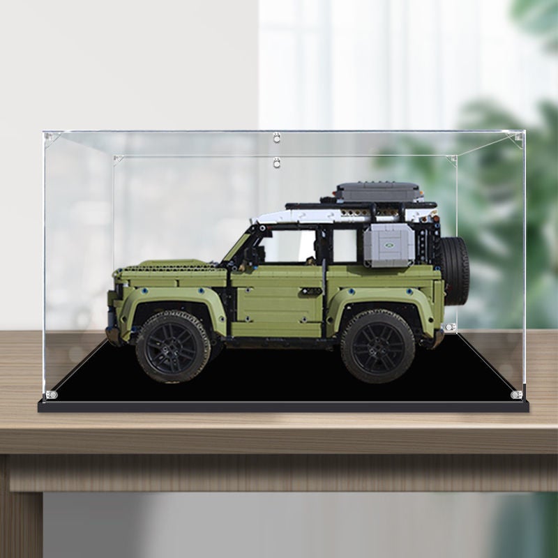 Acrylic Display Case Dustproof for 42110 Technic Land Rover Defender 