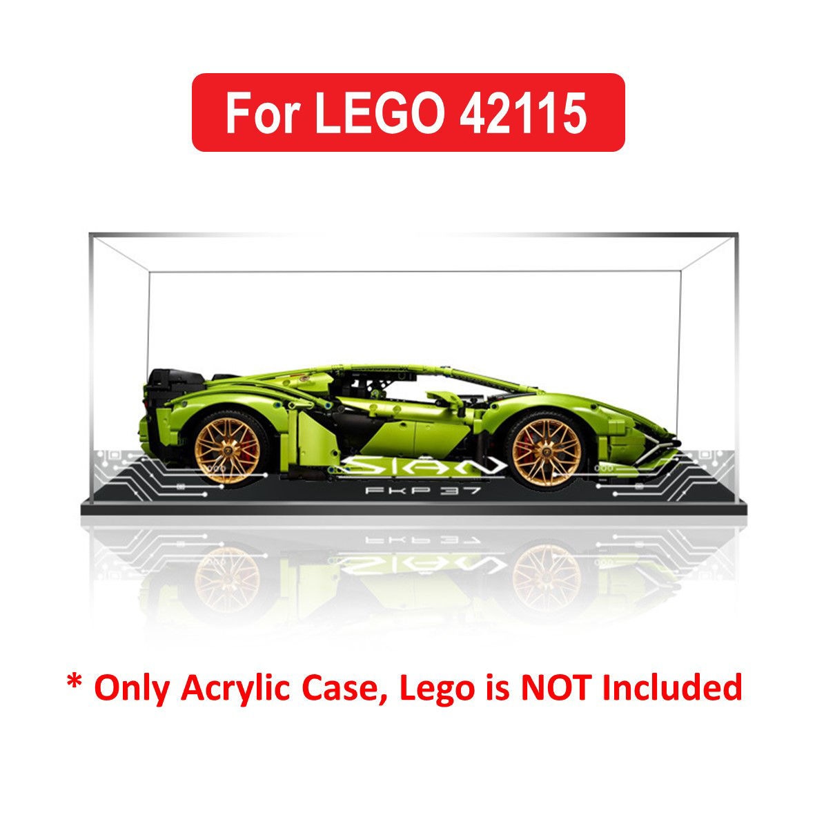 Buy Acrylic Display Case for LEGO 42115 Lamborghini Si n FKP 37