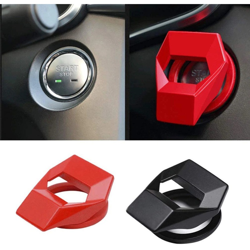 Produktbild von Herbests 2 PCS Diamant Auto Motor Start Stop Button Ring, Motor