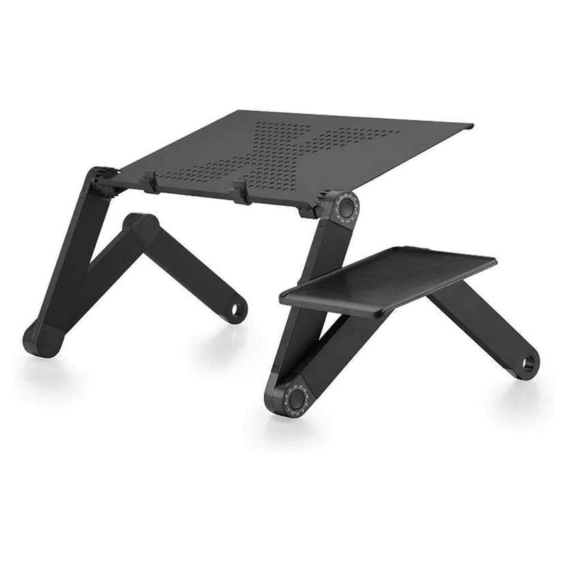 Buy Portable Foldable Laptop Desk Computer Table Tray Adjustable Sofa