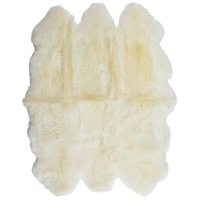 Sheepskin Lambskin Rug Large Size Wool Sexto
