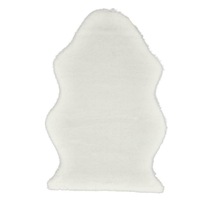 White Faux Rabbit fur Rug Home idea indoor winter warm Fluffy