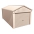 Buy Stratco Domestic Gable Roof Shed Single Garage 3.16 x 6.21 x 2.4m ...