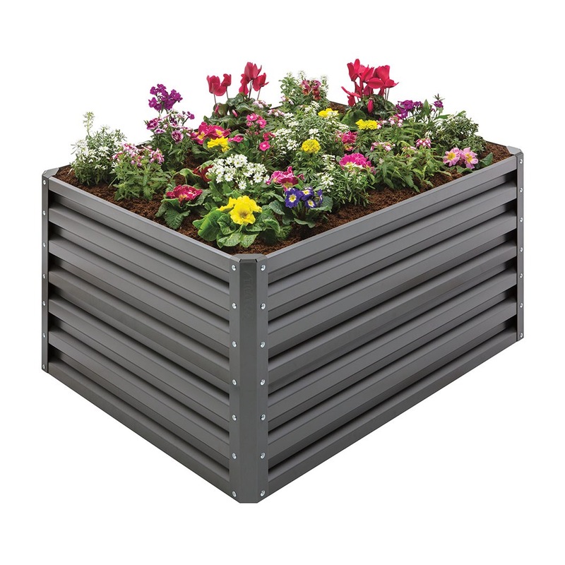 Buy Stratco Saver Raised Garden Bed Slate Grey MyDeal