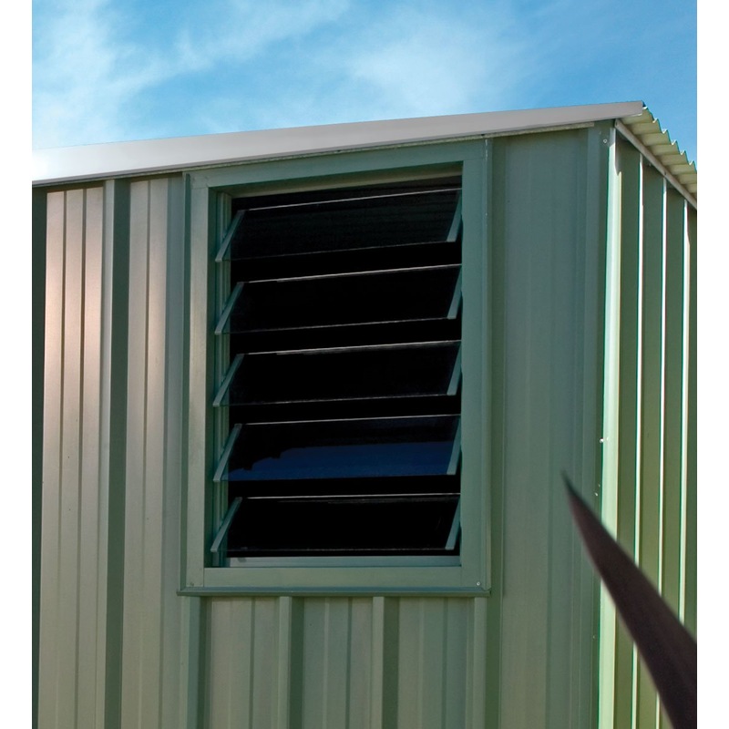 Buy Stratco Shed Louvre Window Primrose - MyDeal