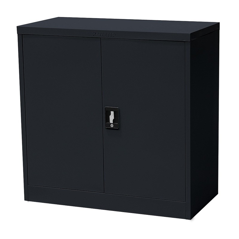 Buy Stratco Utility 2 Door Half Height Black MyDeal