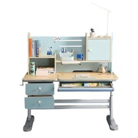 Ergonomic 120cm Height Adjustable Children Kids Study Desk Only Blue AU