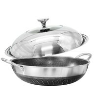 Extra Large Premium 316 Stainless Steel Non stick Honey Comb Wok