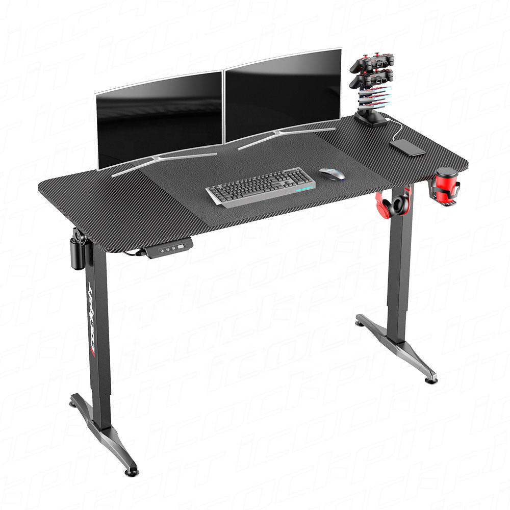 Gaming Standing Desk Home Office Lift Electric Height Adjustable Sit To Stand Workstation Motorized Stand Desk