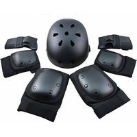 Scooter Protective Gear with Knee Elbow Pads Wrist Guards Helmet for Kids/Teens/Adult