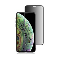 0.33Mm 9H 3D Round Edge Privacy Anti-Glare Tempered Glass Film For Iphone 11 Pro / Xs / X(Black)