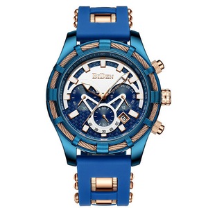 0117 Waterproof Work Little Dials Men Multifunctional Business Style Quartz Watch