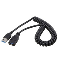 1.5M High Speed Usb 3.0 Male To Female Retractable Spring Extension Cable