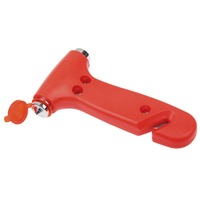 10 Pcs Portable Multi Function Auto Emergency Hammer Escape Tool Life Hammer(Red)