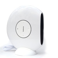 1000W Winter Mini Electric Fan Heater Desktop Household Radiator Energy Saving Uk Plug (White)