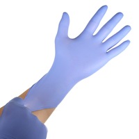 100Pcs Disposable Nitrile Latex Gloves Medical Grade Light Blue