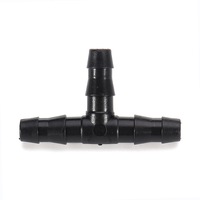 100Pcs Sprinkler Irrigation 4/7 Tee Pipe Barb Hose Fitting Joiner Garden Agricultural Drip System Tools