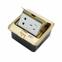 10A 2500W Full Copper Four-Way Ground Waterproof Multi-Function Socket