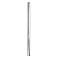 10Pair Stainless Steel Tableware Colorful Reusable Chopsticks Dishware Silver Iron Antiskid Household Metal Chinese
