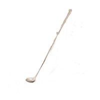 10Pcs 30Cm Stainless Steel Long Handle Stir Spoon Ice Cream Dessert Scoop Korean Cocktail Coffee Tea Mixing Flatware