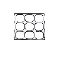 10Pcs Balloon Grid Frame Square 9 Grids Modeling Party Balloons Wall Wedding Decoration