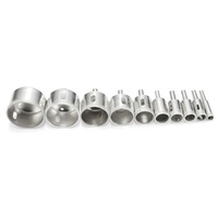 10Pcs Diamond Hole Saw Set 10Mm-50Mm Drill Bit For Tile Ceramic Glass Porcelain Marble