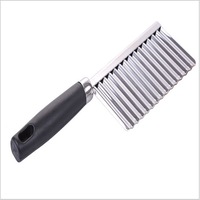 10Pcs Potato Cut Flower Knife Fries Tools Wavy Edged Tool Stainless Steel Kitchen Gadget Vegetable Chopper Fruit Cutting