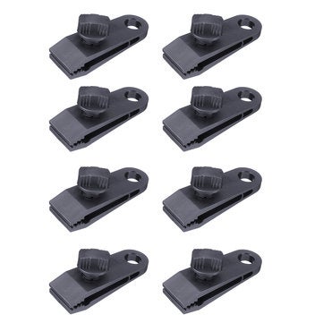 10Pcs Trap/Mesh Camping Canopy Tent Tie Down Fixed Clips Awning Clamp Tent Accessories Outdoor Tools