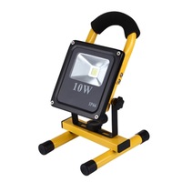 10W 900Lm Rechargeable Slim Handheld Floodlight Lamp