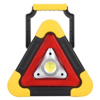10W Multi-Function Triangle Shape Solar Powered Cob Led Work Light