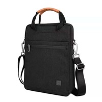 11 inch Fashion Waterproof Pioneer Vertical Digital Handbag(Black)