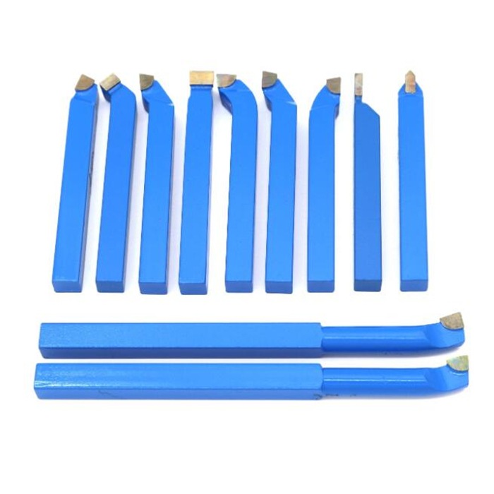 11Pcs Brazed Carbide Tipped Lathe Turning Tool Set Shank Mini Bit  Australia