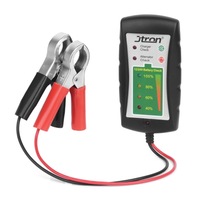 12 / 24V Dc Car Battery Clip Led Alternator Diagnostic Tester For Cars Motorcycles Trucks Batteries Check