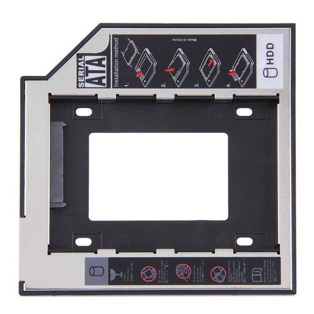 12.7Mm Sata 2Nd Hdd Ssd Hard Drive Caddy Adapter For Dvd-Rom Cd-Rom Disk Bracket