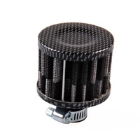 12Mm Universal Round Car Air Filter Crankcase Oil Valve Black Colour