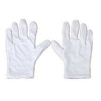 12Pair White Cotton Gloves Hand Protector