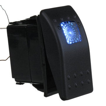 12V 20 Amp Daystar Bar Rocker Switch 3 Pin Arb Blue Light