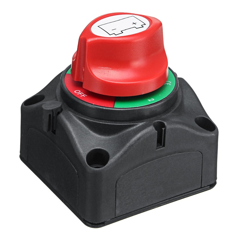 Buy 12V/24V Marine 4 Position Changeover Battery Switch Isolator Cut