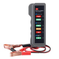 12V Car Battery Tester Digital Alternator Detector Lighter Plug Diagnostic Tool With 6 Led Indicator
