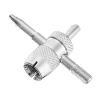 15Pcs 4 Way Car Truck Tire Screwdriver Valve Stem Core Remover Installer Tool Repair Tools