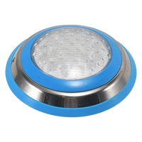 15W Led Stainless Steel Wall-Mounted Pool Landscape Underwater Light(Colorful Light)