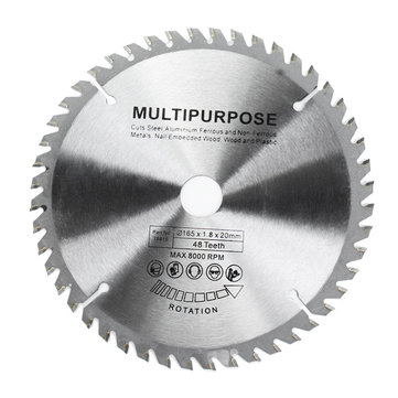 165×2.3x20mm Saw Blade 48 Teeth 165mm Wood for Makita Unbranded Australia