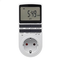 16A 230V Lcd Digital Timer Socket With Clock Function Timing Outlet Switcher