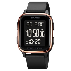 1858 Multi-function Square Student Electric Watch Outdoor Sports Watch