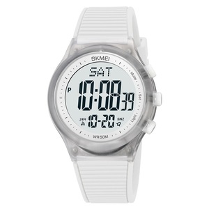 1980 Transparent Case Outdoor Sports Watch Multi-function Electric Watch