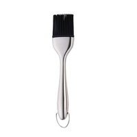 1Pc Stainless Steel Handle Silicone Oil Brush BBQ Butter Bake-ware Bread Basting Brush Kitchen Utensils Oil Brush for Grilling
