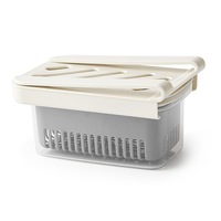 1Pcs Adjustable Stretchable Refrigerator Organizer Drawer Basket Refrigerator Pull-out Drawers Fresh Spacer Layer Storage Rack