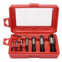 1Set 8Pcs Screw Extractor Set Damaged Nut Bolt Stud Remover Tool Kit